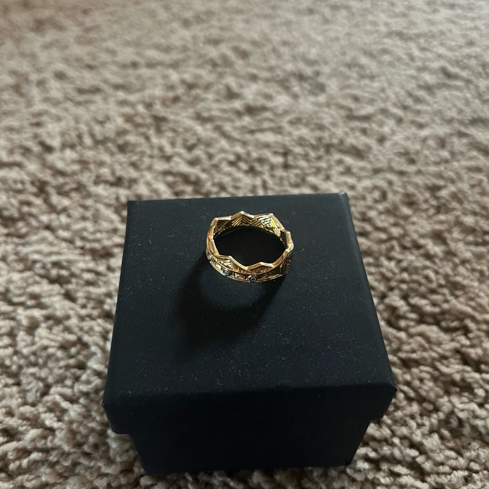 Gold and Silver Women's Ring